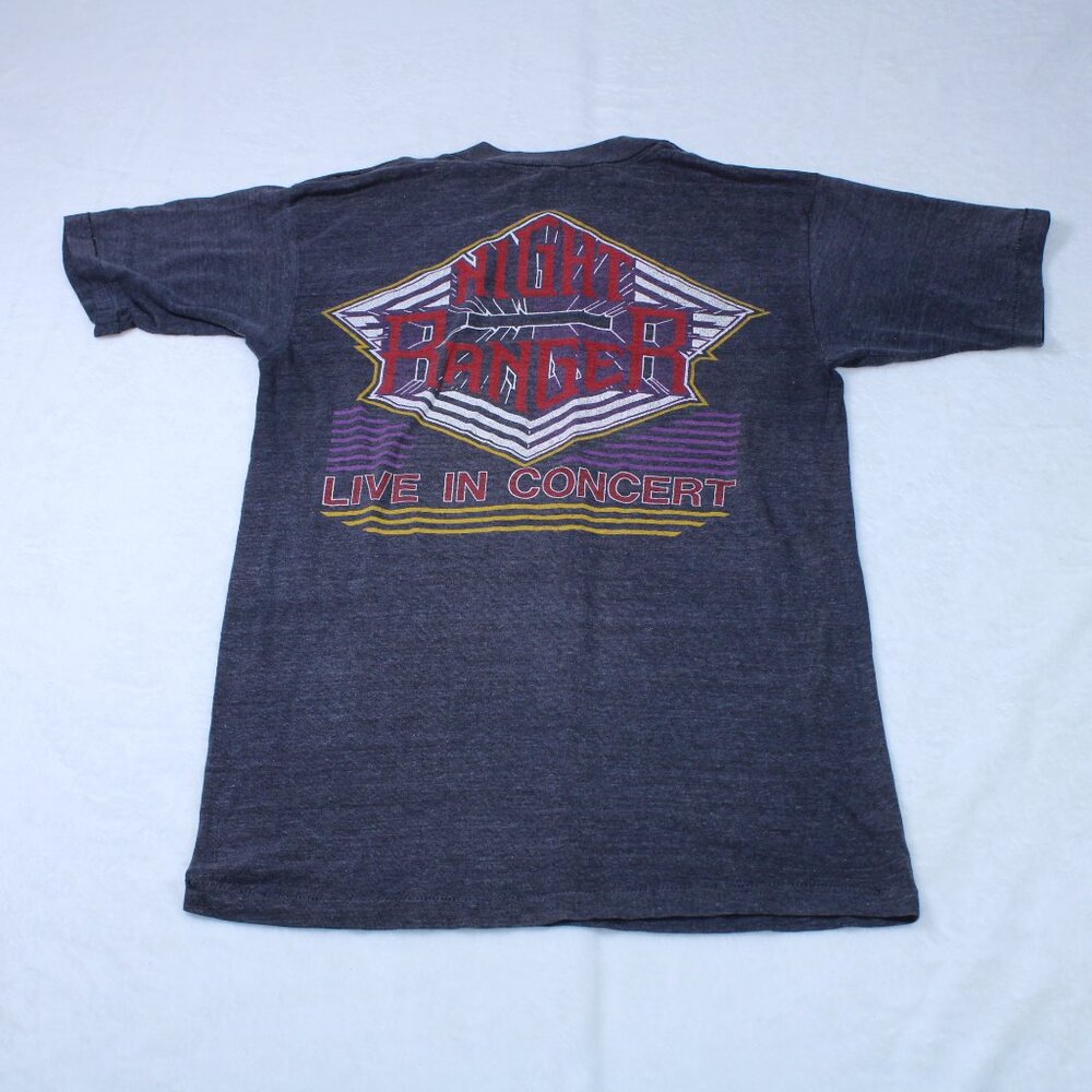 Vintage 1983 Night Ranger Live in Concert Midnight Madness T-Shirt Hard Rock - Picture 2 of 7